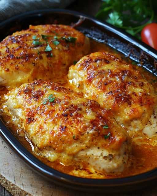 Baked grated chicken cutlet
