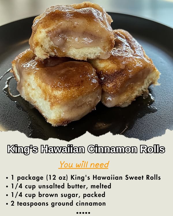 King’s Hawaiian Cinnamon Rolls