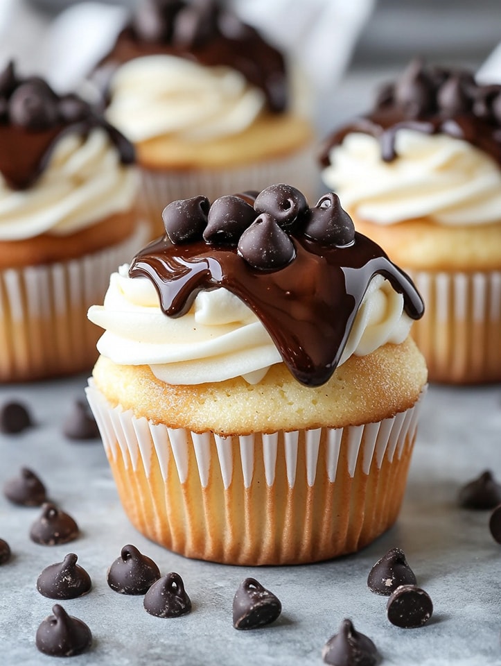 Boston Cream Pie Cupcakes