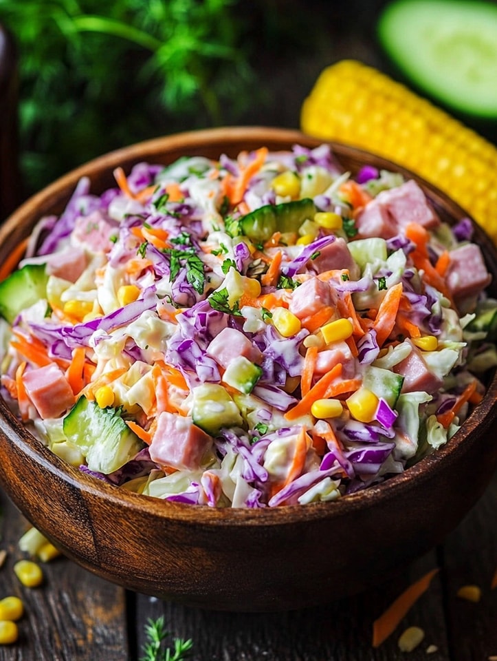 Creamy and Crunchy Gourmet Salad