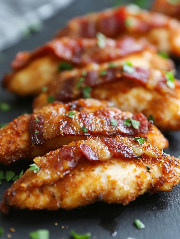 Bacon Brown Sugar Chicken Tenders – Sweet & Savory Magic!