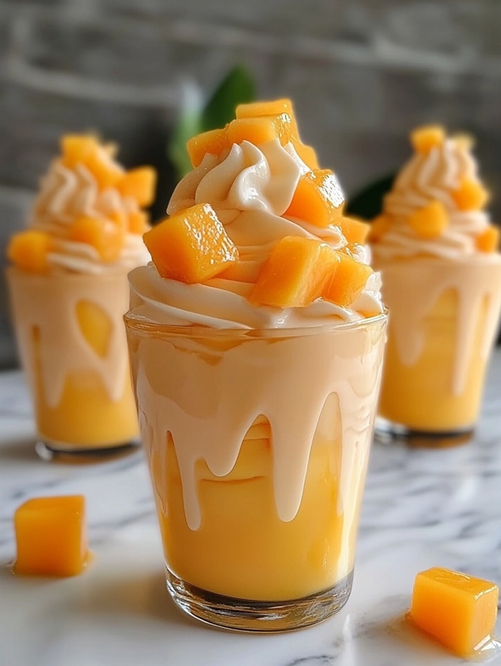 Sweet Mango Pudding