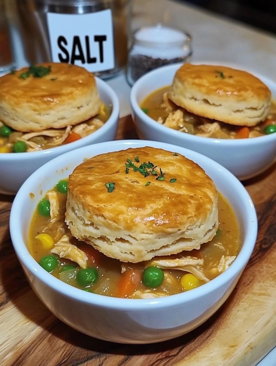 Chicken Pot Pie in the Slow Cooker