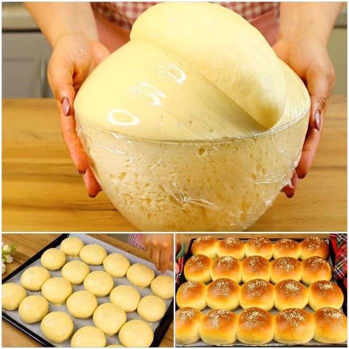 Soft & Fluffy Brioche Buns