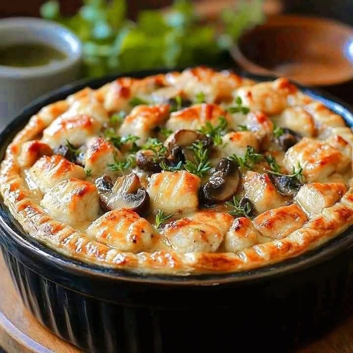 Chicken and Mushroom Pie