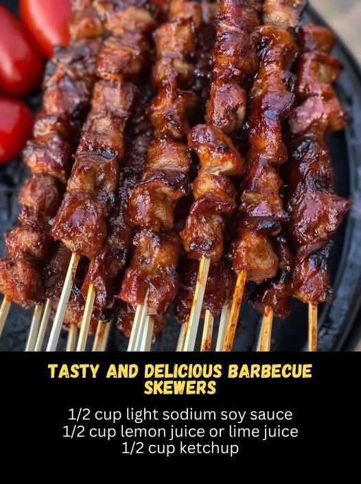 Tasty and Delicious Barbecue Skewers: