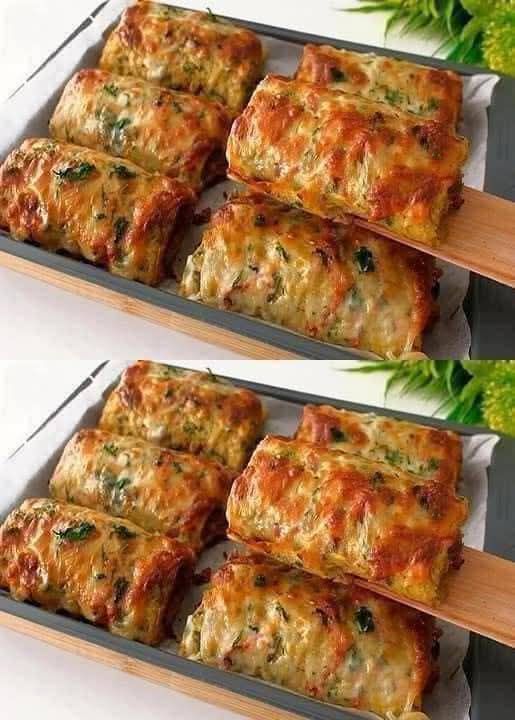 Chicken potato rolls; Now I only make them like this, it’s convenient and very tasty.. I sent to whoever sent this Hi