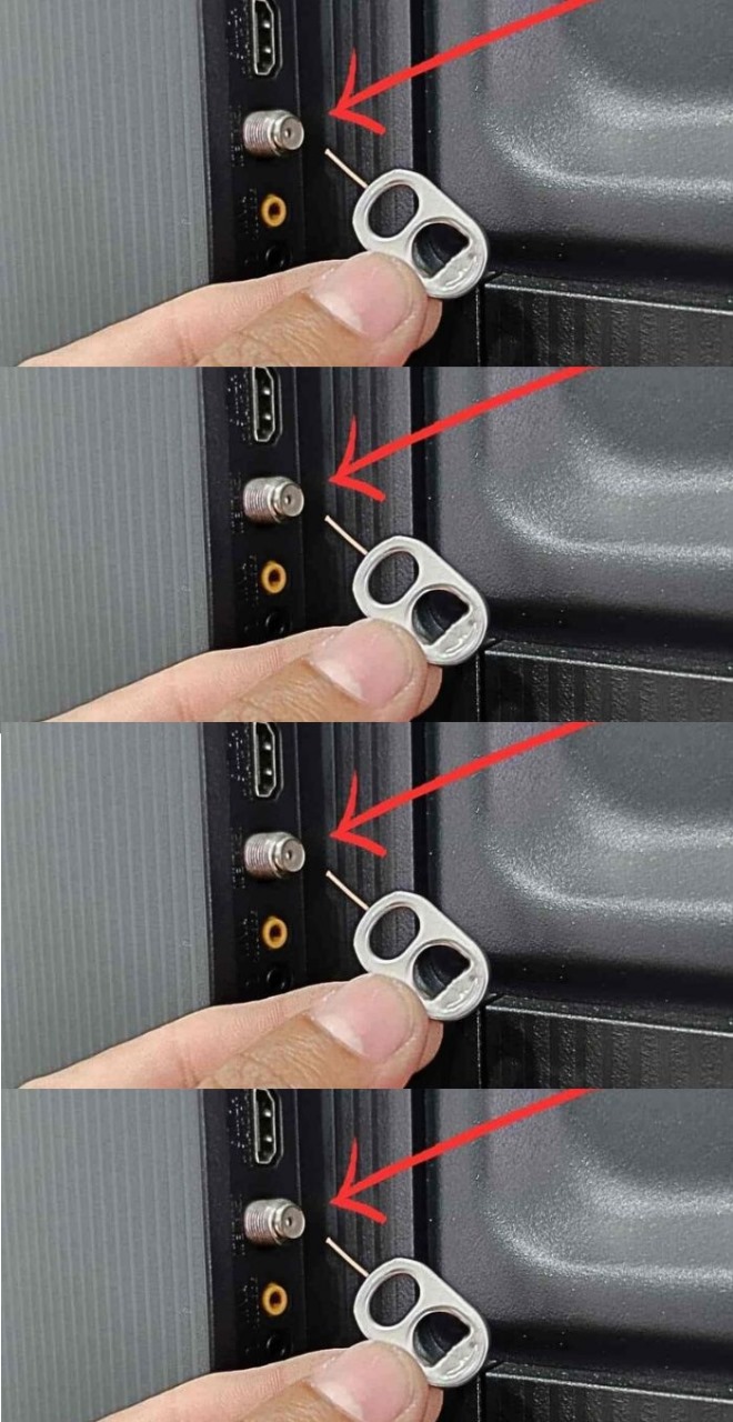 Putting the lid of a tin can in the TV: how smart people save money