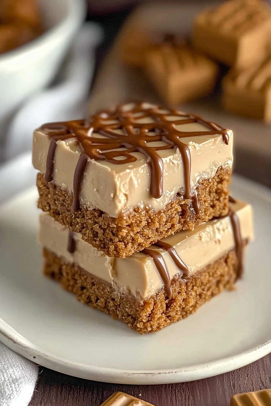No-Bake Biscoff Slice