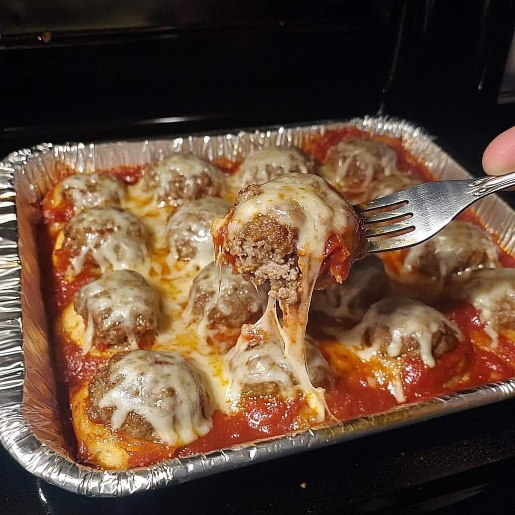 EASY Meatballs Parmigiana