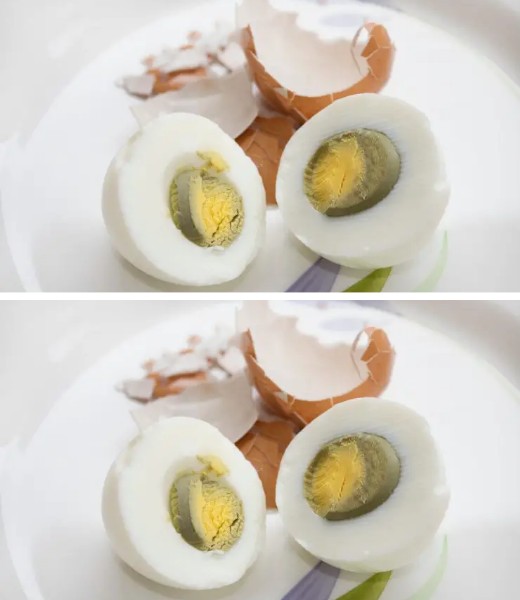 Find out why egg yolk turns green after boiling