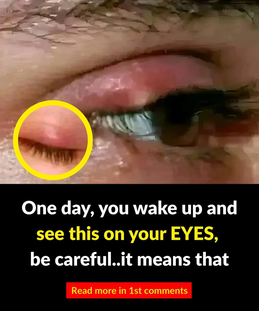 If you see this in your EYES, be careful it means…