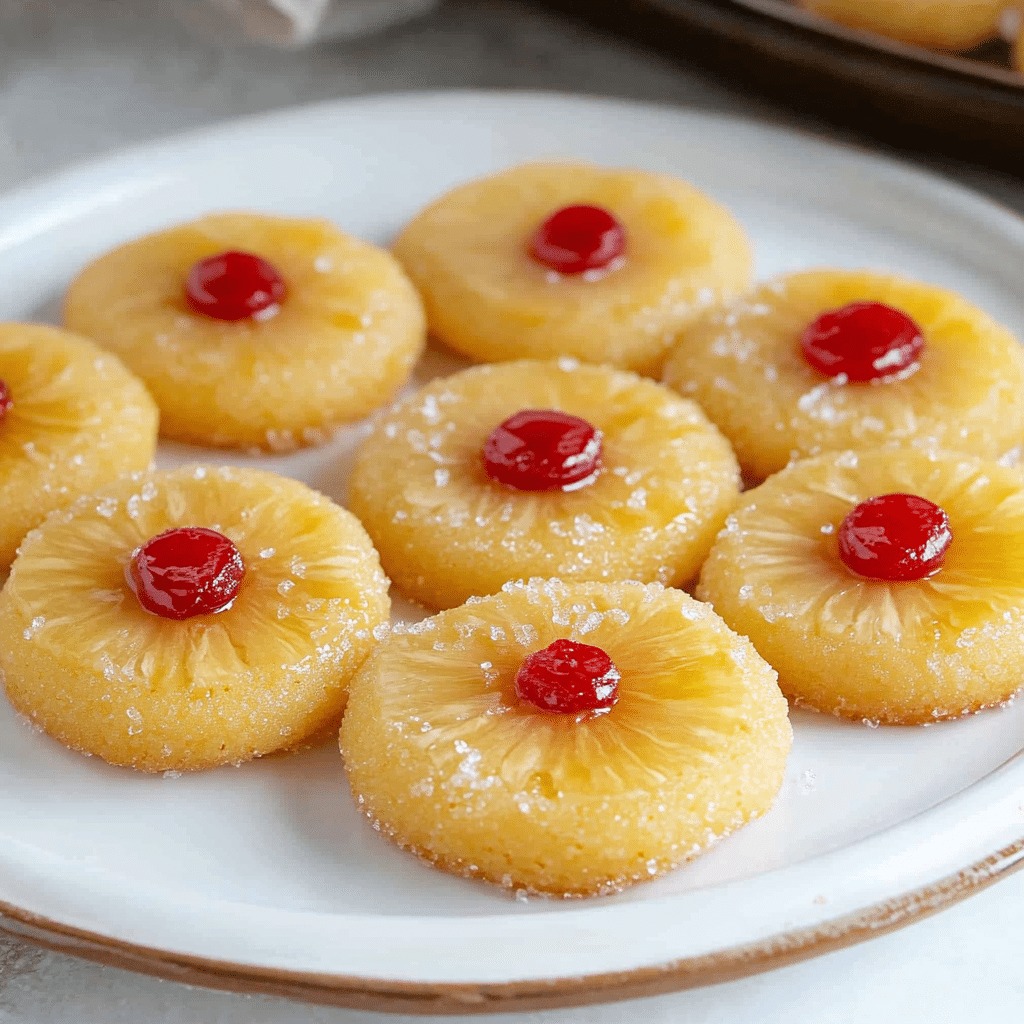 Pineapple Upside Sugar Cookies