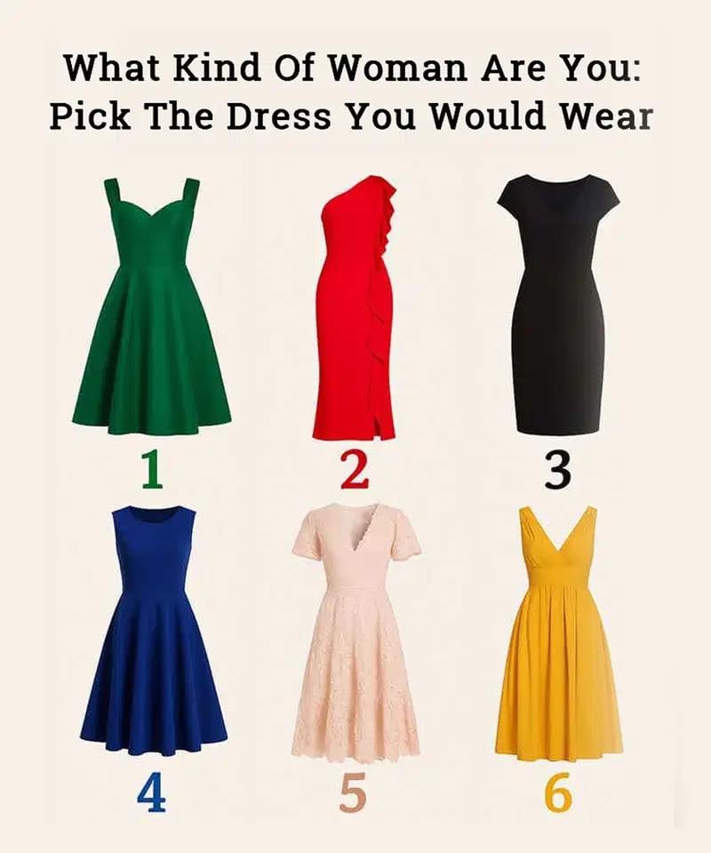 What Your Favorite Dress Says About the Kind of Woman You Are