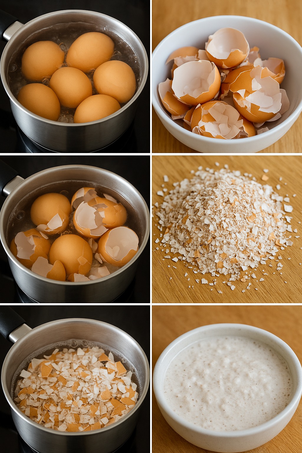 Boil eggshells in a pot: you’ll save a lot of money