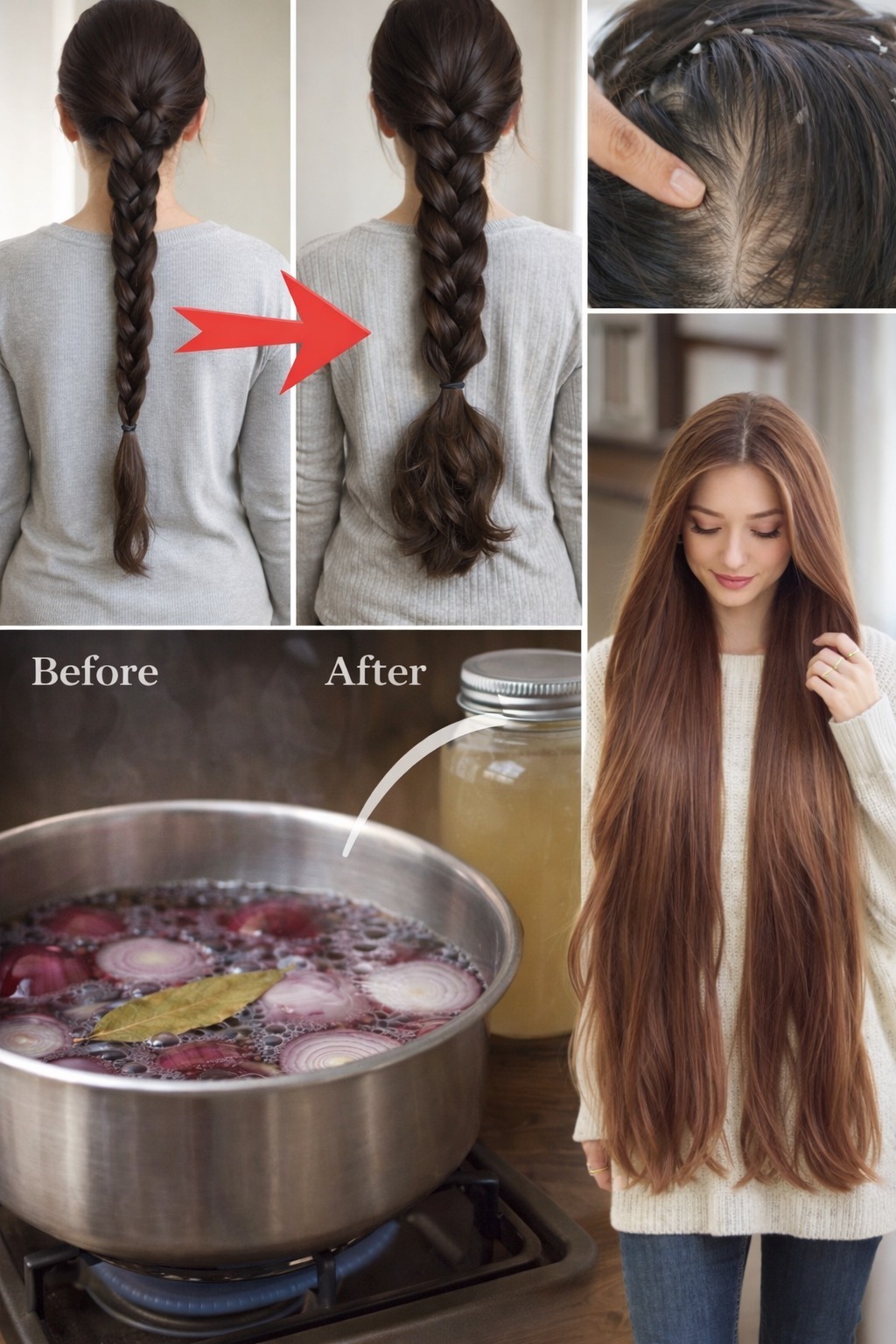 Could a Red Onion Hair Rinse Support Faster Hair Growth and Reduced Hair Fall?
