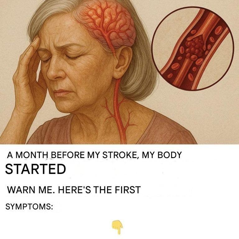 A month before my stroke, my body began to warn me. These were the first symptoms.