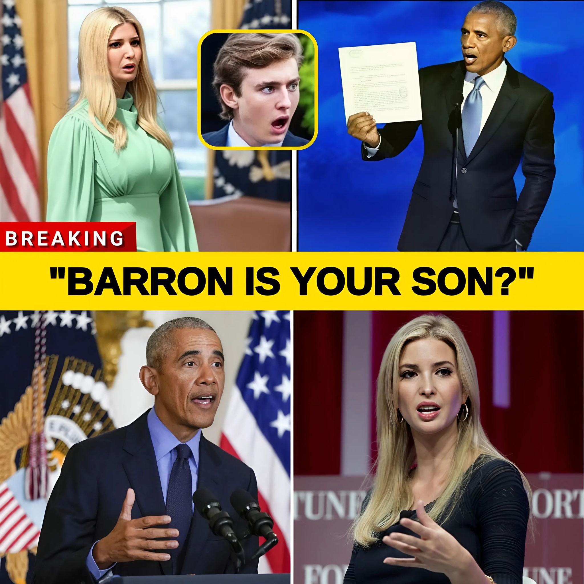 BREAKING: BARACK OBAMA OBLITERATES IVANKA TRUMP’S ARGUMENT LIVE ON TV — 31-SECOND TAKEDOWN LEAVES THE ROOM IN TOTAL SHOCK.Samsung
