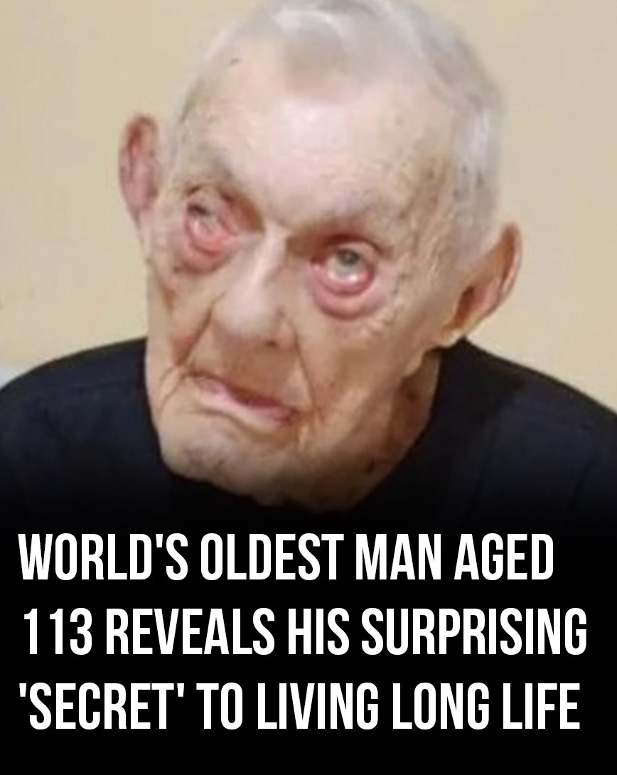 World’s oldest man aged 113 reveals his ‘secret’ to living long life