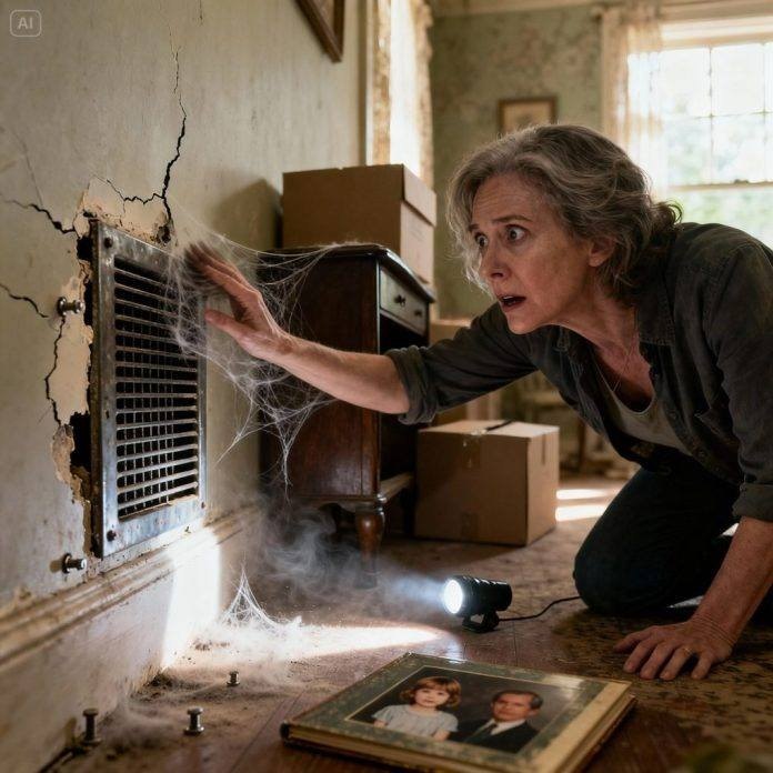 I left my daughter with my parents during a business trip. Two days later, she disappeared at the mall. My parents said, “we only looked away for a moment.” Ten years later, while cleaning out my grandmother’s house, I found a strange vent in the wall. I leaned in and heard a little girl humming from inside.