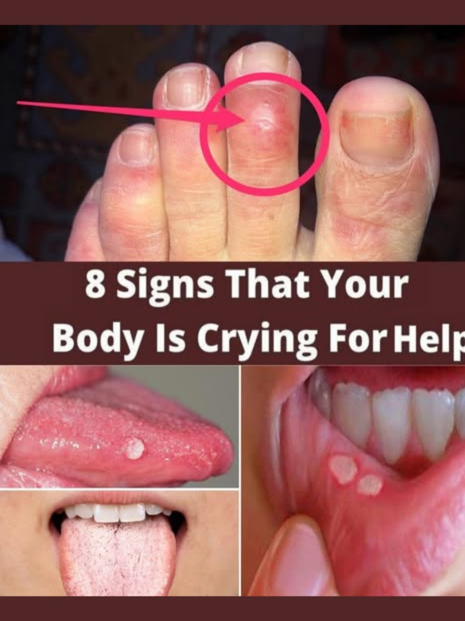 8 Signs That Your Body Is Crying for Help